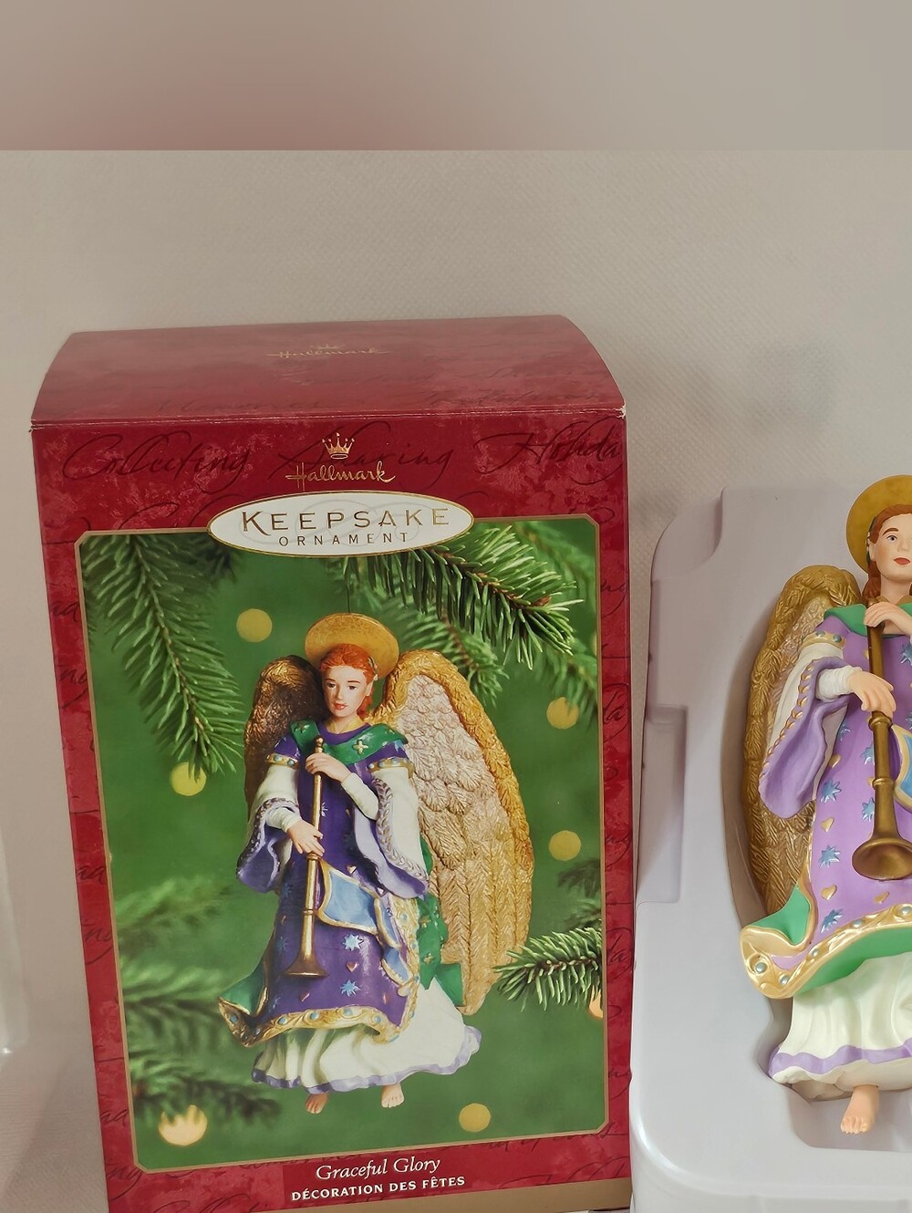 New Hallmark Christmas Ornament Angel Graceful glory dress Heaven Nativity 2000